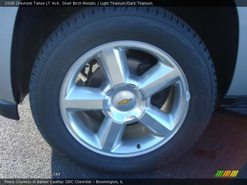 Silver Birch Metallic / Light Titanium/Dark Titanium 2008 Chevrolet Tahoe LT 4x4