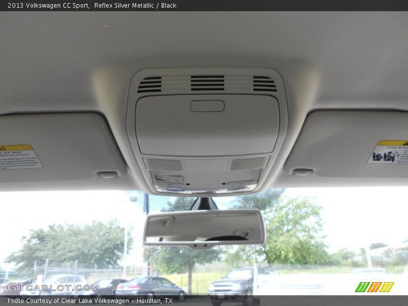 Reflex Silver Metallic / Black 2013 Volkswagen CC Sport