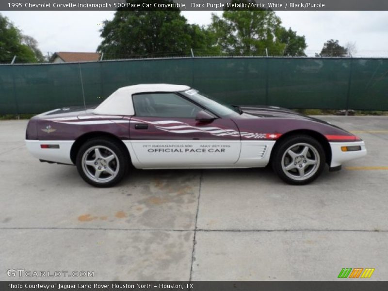  1995 Corvette Indianapolis 500 Pace Car Convertible Dark Purple Metallic/Arctic White
