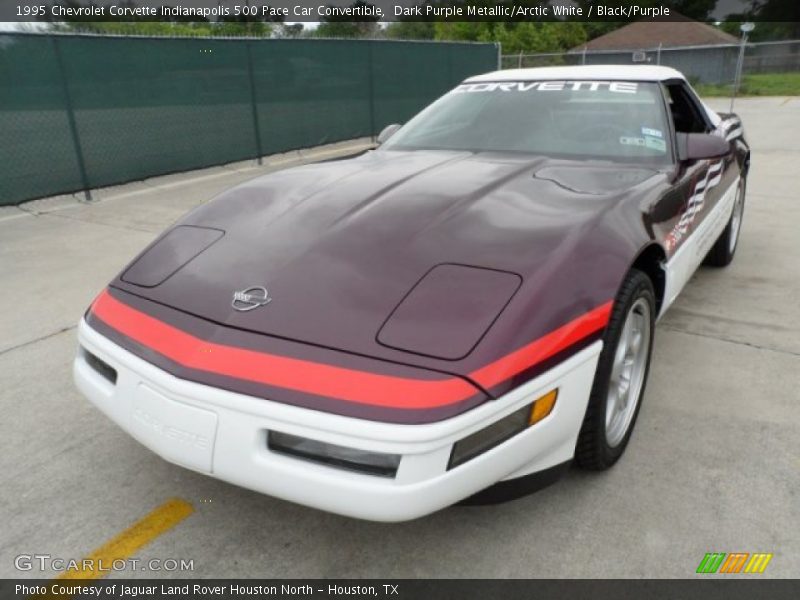 Front 3/4 View of 1995 Corvette Indianapolis 500 Pace Car Convertible