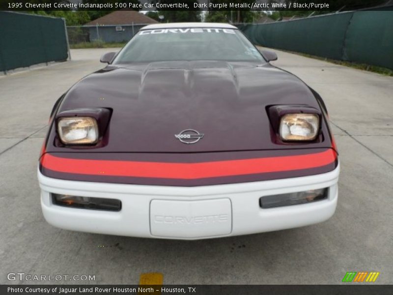 Dark Purple Metallic/Arctic White / Black/Purple 1995 Chevrolet Corvette Indianapolis 500 Pace Car Convertible