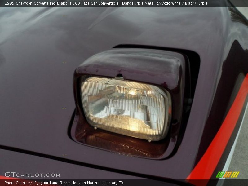 Dark Purple Metallic/Arctic White / Black/Purple 1995 Chevrolet Corvette Indianapolis 500 Pace Car Convertible