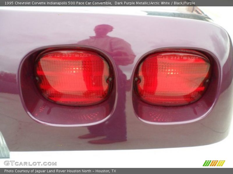Dark Purple Metallic/Arctic White / Black/Purple 1995 Chevrolet Corvette Indianapolis 500 Pace Car Convertible