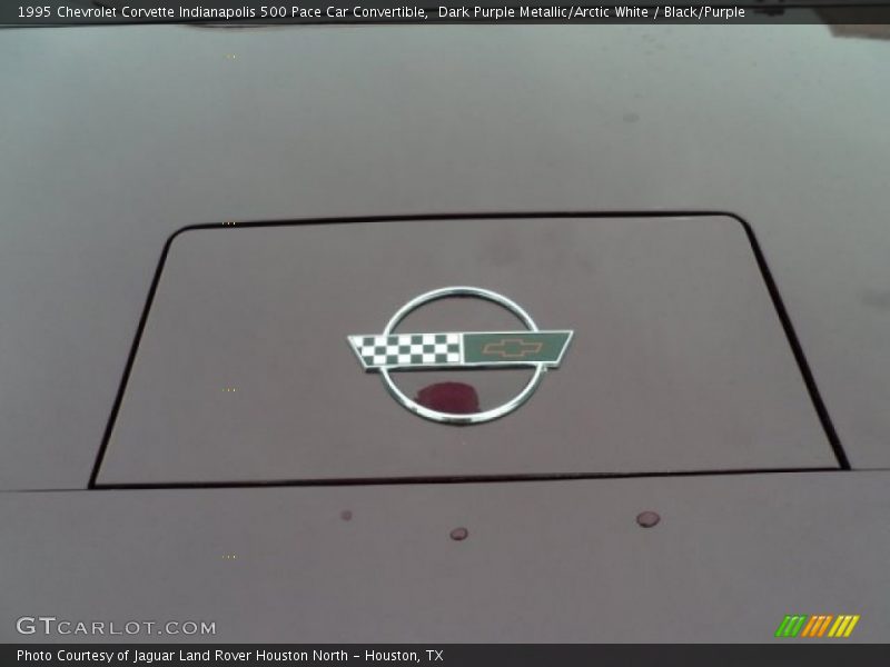 Dark Purple Metallic/Arctic White / Black/Purple 1995 Chevrolet Corvette Indianapolis 500 Pace Car Convertible