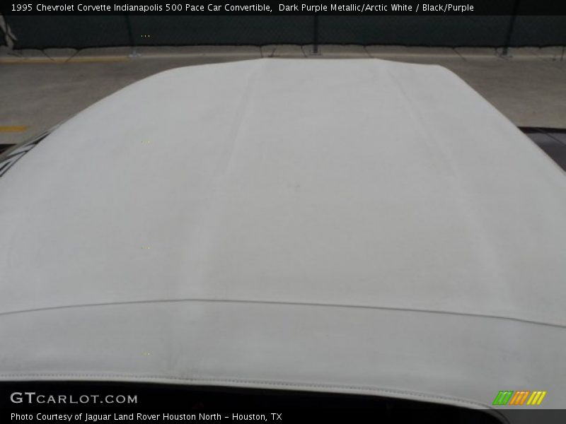 Dark Purple Metallic/Arctic White / Black/Purple 1995 Chevrolet Corvette Indianapolis 500 Pace Car Convertible