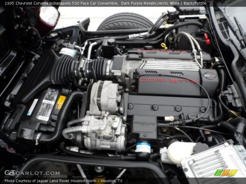  1995 Corvette Indianapolis 500 Pace Car Convertible Engine - 5.7 Liter OHV 16-Valve LT1 V8