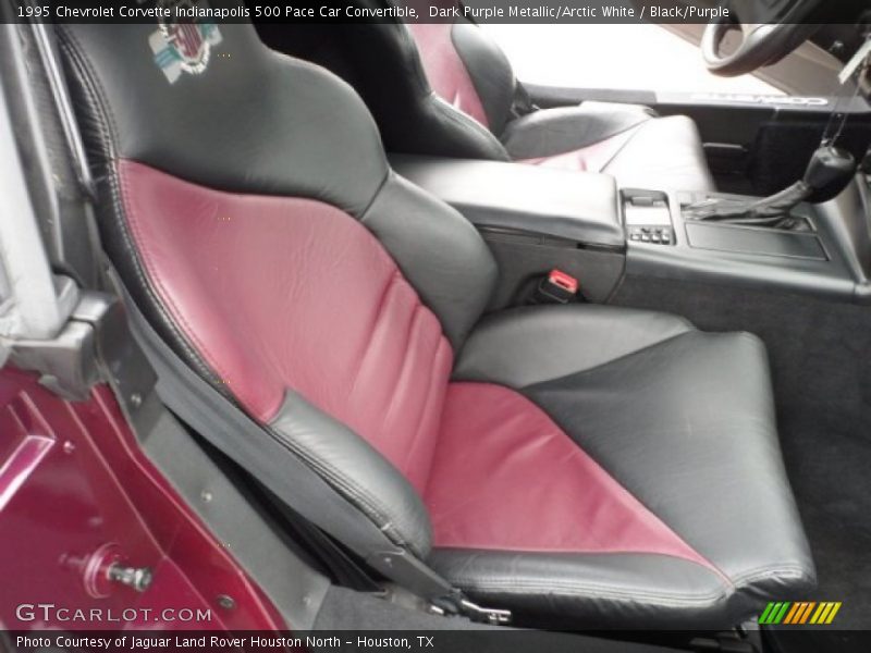 Front Seat of 1995 Corvette Indianapolis 500 Pace Car Convertible