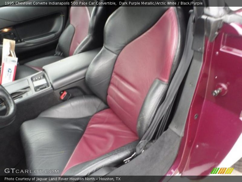  1995 Corvette Indianapolis 500 Pace Car Convertible Black/Purple Interior