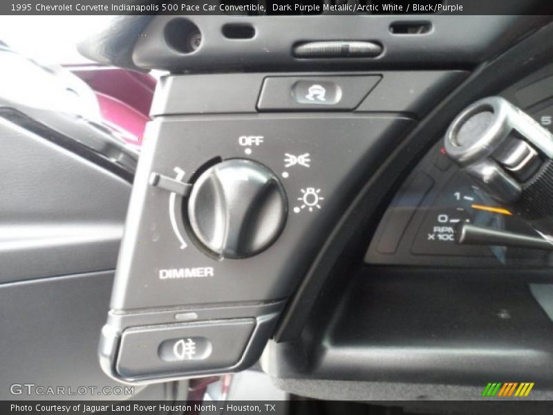 Controls of 1995 Corvette Indianapolis 500 Pace Car Convertible