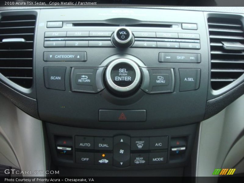 Grigio Metallic / Parchment 2010 Acura TSX Sedan