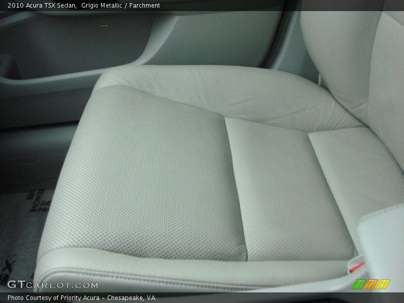 Grigio Metallic / Parchment 2010 Acura TSX Sedan