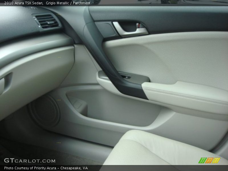Grigio Metallic / Parchment 2010 Acura TSX Sedan