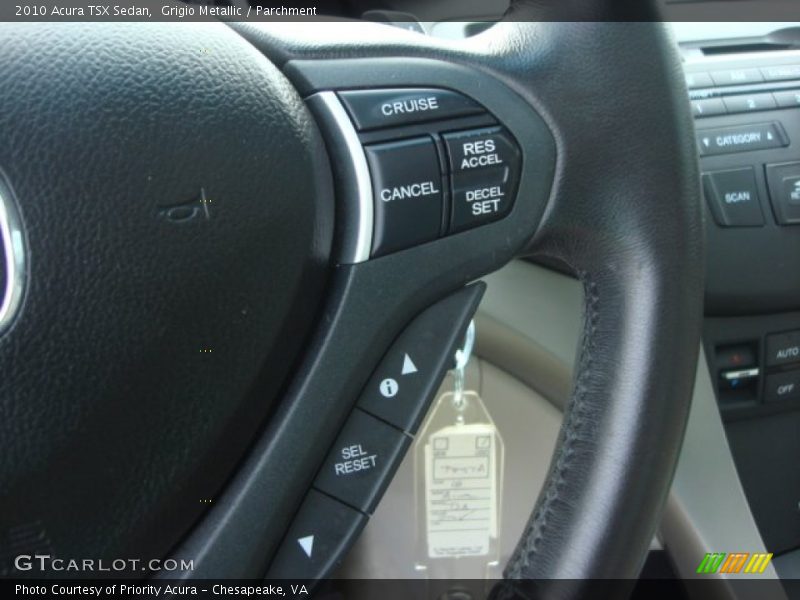 Grigio Metallic / Parchment 2010 Acura TSX Sedan