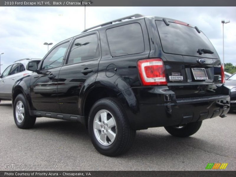 Black / Charcoal Black 2010 Ford Escape XLT V6