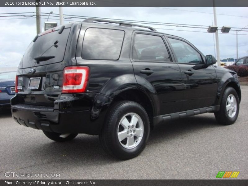 Black / Charcoal Black 2010 Ford Escape XLT V6