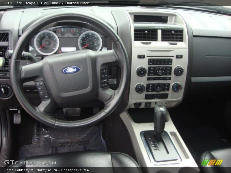 Black / Charcoal Black 2010 Ford Escape XLT V6