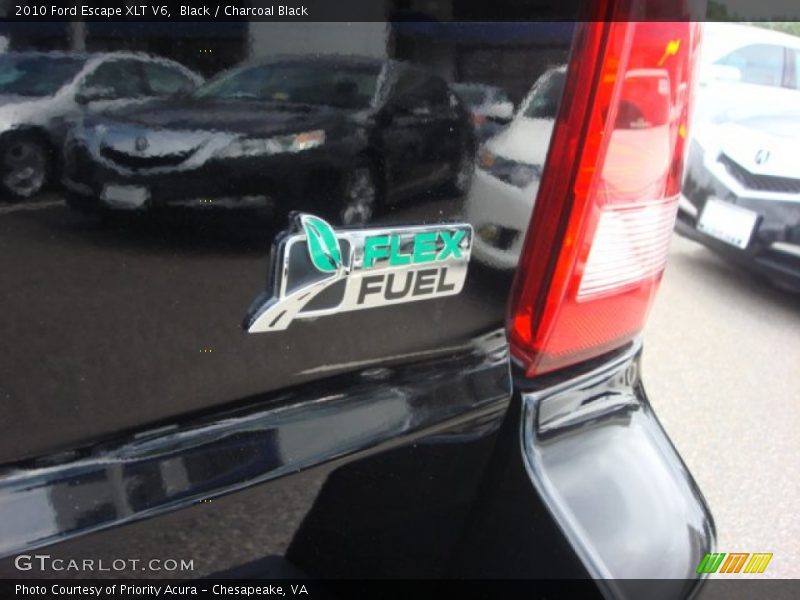 Black / Charcoal Black 2010 Ford Escape XLT V6