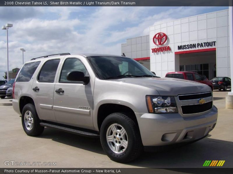 Silver Birch Metallic / Light Titanium/Dark Titanium 2008 Chevrolet Tahoe LS