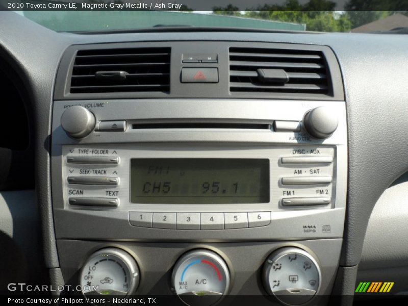 Magnetic Gray Metallic / Ash Gray 2010 Toyota Camry LE
