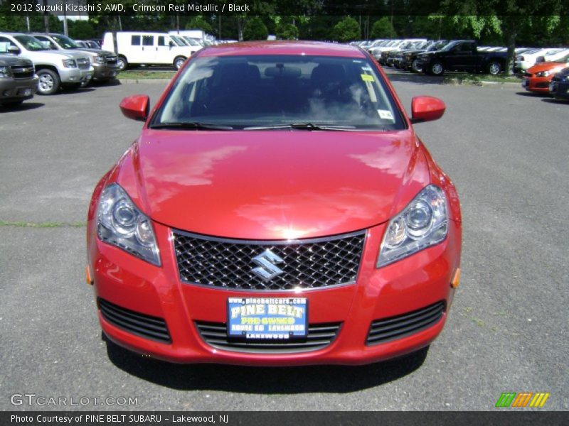 Crimson Red Metallic / Black 2012 Suzuki Kizashi S AWD