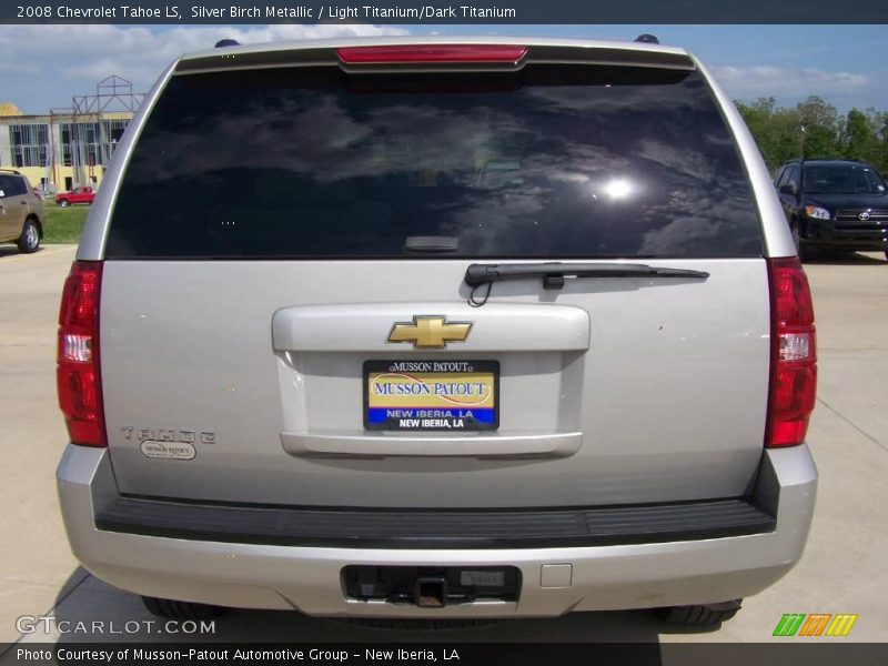 Silver Birch Metallic / Light Titanium/Dark Titanium 2008 Chevrolet Tahoe LS