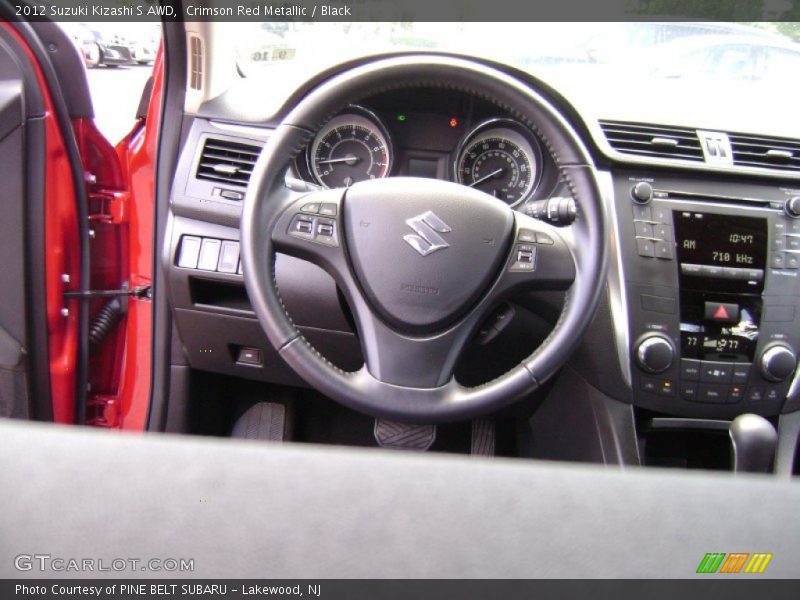 Crimson Red Metallic / Black 2012 Suzuki Kizashi S AWD