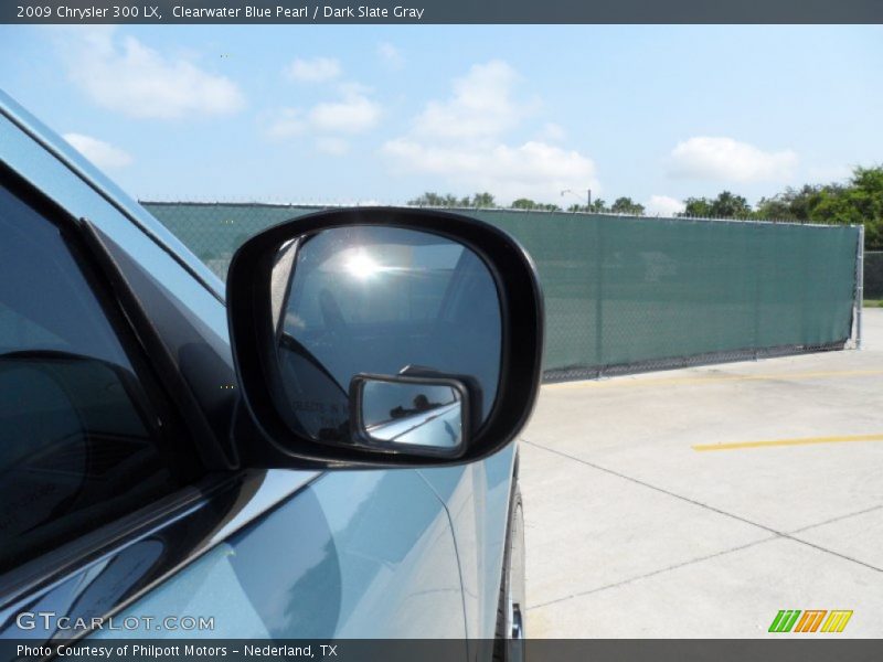 Clearwater Blue Pearl / Dark Slate Gray 2009 Chrysler 300 LX