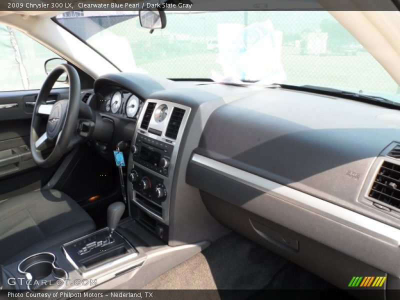 Clearwater Blue Pearl / Dark Slate Gray 2009 Chrysler 300 LX