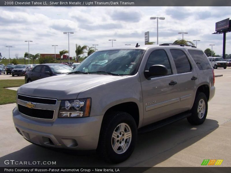 Silver Birch Metallic / Light Titanium/Dark Titanium 2008 Chevrolet Tahoe LS