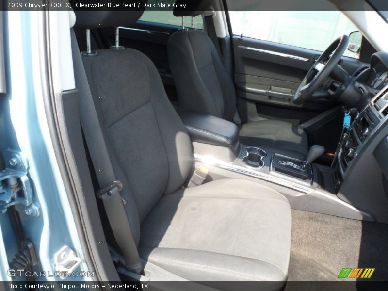 Clearwater Blue Pearl / Dark Slate Gray 2009 Chrysler 300 LX