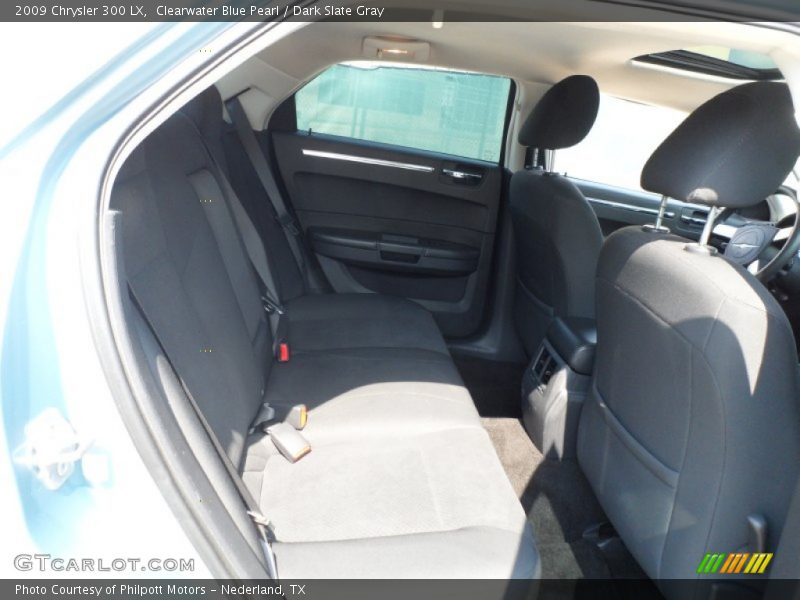 Clearwater Blue Pearl / Dark Slate Gray 2009 Chrysler 300 LX