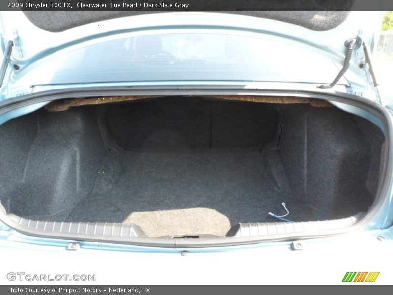 Clearwater Blue Pearl / Dark Slate Gray 2009 Chrysler 300 LX