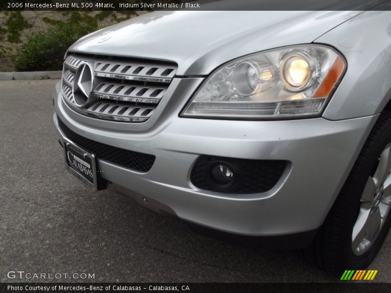 Iridium Silver Metallic / Black 2006 Mercedes-Benz ML 500 4Matic