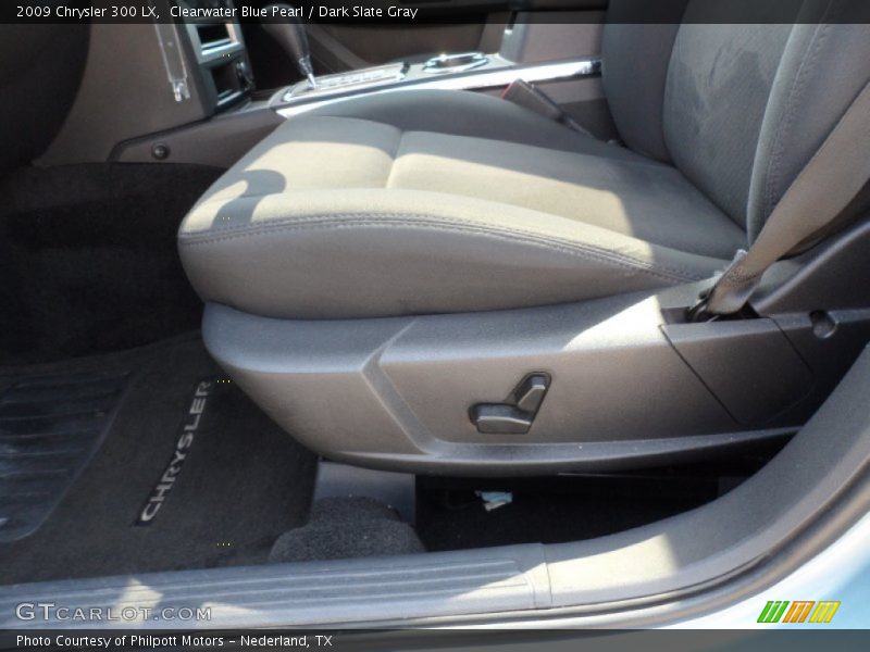 Clearwater Blue Pearl / Dark Slate Gray 2009 Chrysler 300 LX
