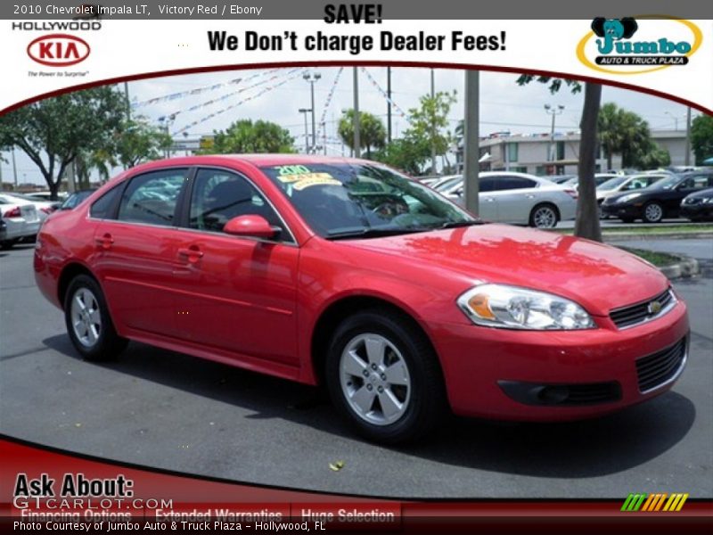 Victory Red / Ebony 2010 Chevrolet Impala LT