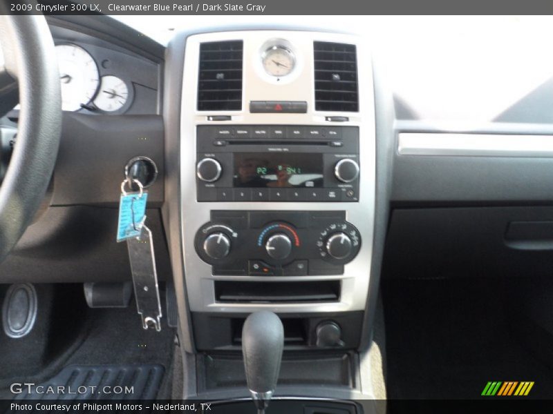 Clearwater Blue Pearl / Dark Slate Gray 2009 Chrysler 300 LX