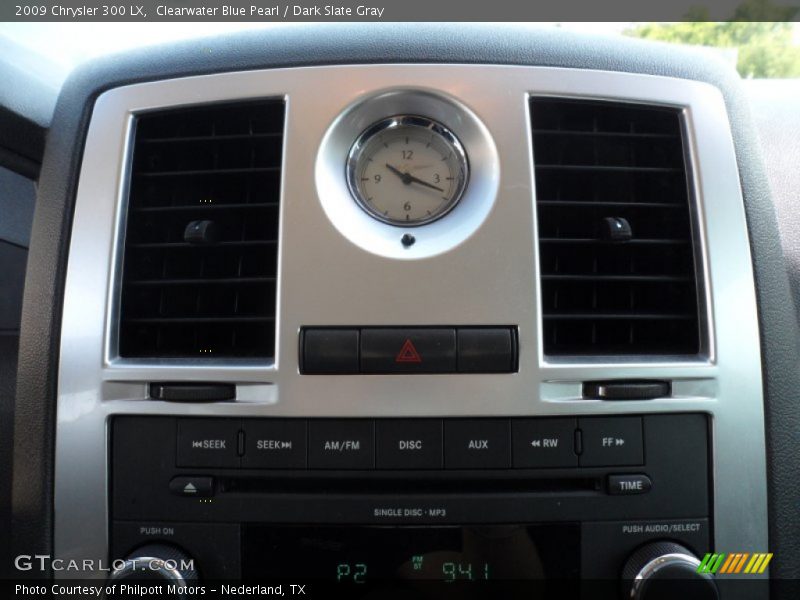 Clearwater Blue Pearl / Dark Slate Gray 2009 Chrysler 300 LX