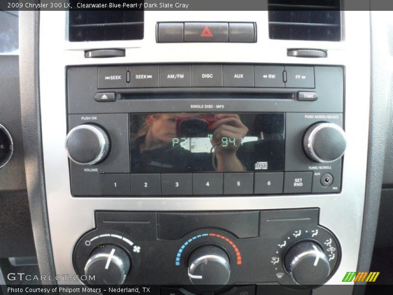 Clearwater Blue Pearl / Dark Slate Gray 2009 Chrysler 300 LX
