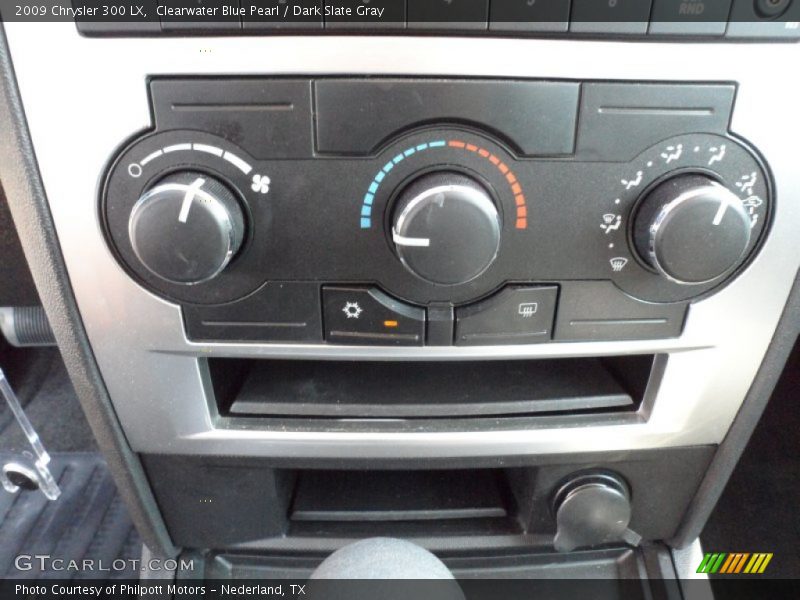 Clearwater Blue Pearl / Dark Slate Gray 2009 Chrysler 300 LX