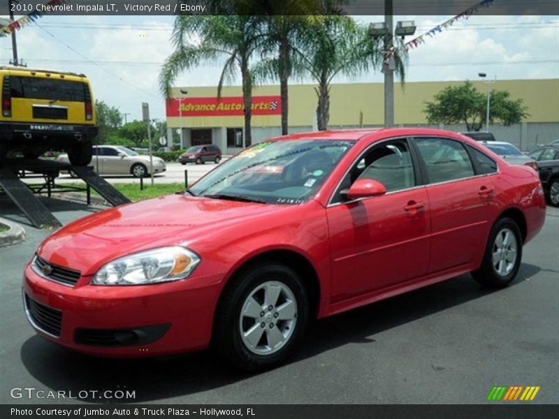 Victory Red / Ebony 2010 Chevrolet Impala LT