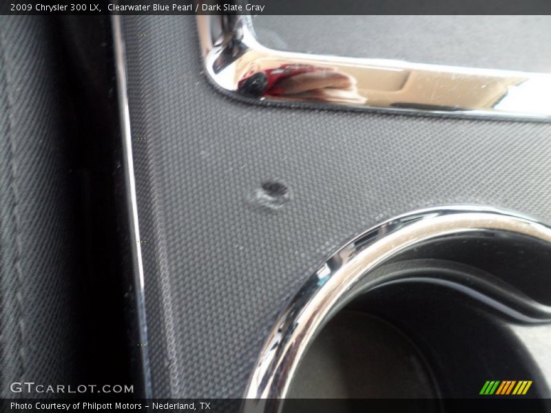 Clearwater Blue Pearl / Dark Slate Gray 2009 Chrysler 300 LX