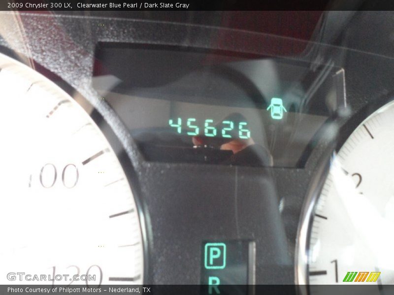 Clearwater Blue Pearl / Dark Slate Gray 2009 Chrysler 300 LX