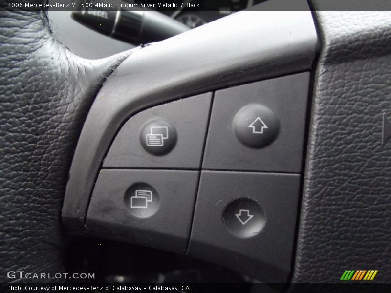 Controls of 2006 ML 500 4Matic