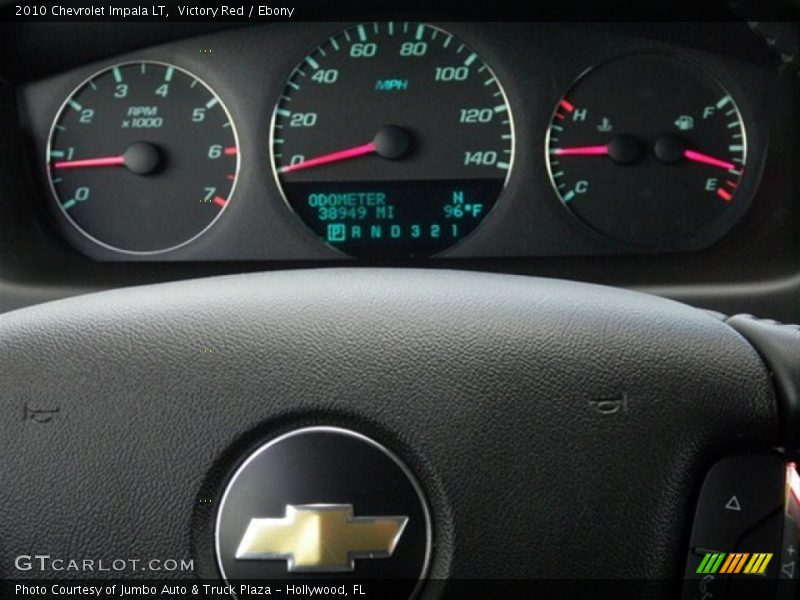 Victory Red / Ebony 2010 Chevrolet Impala LT