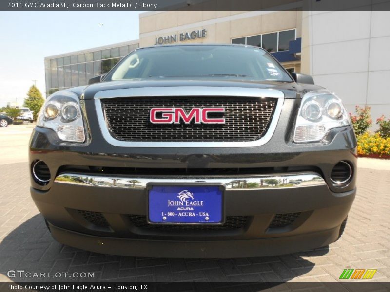 Carbon Black Metallic / Ebony 2011 GMC Acadia SL