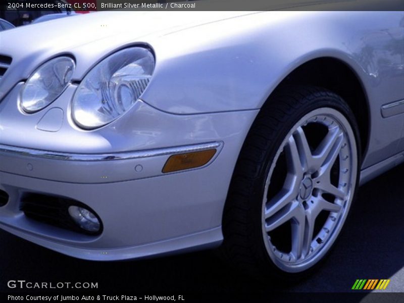 Brilliant Silver Metallic / Charcoal 2004 Mercedes-Benz CL 500