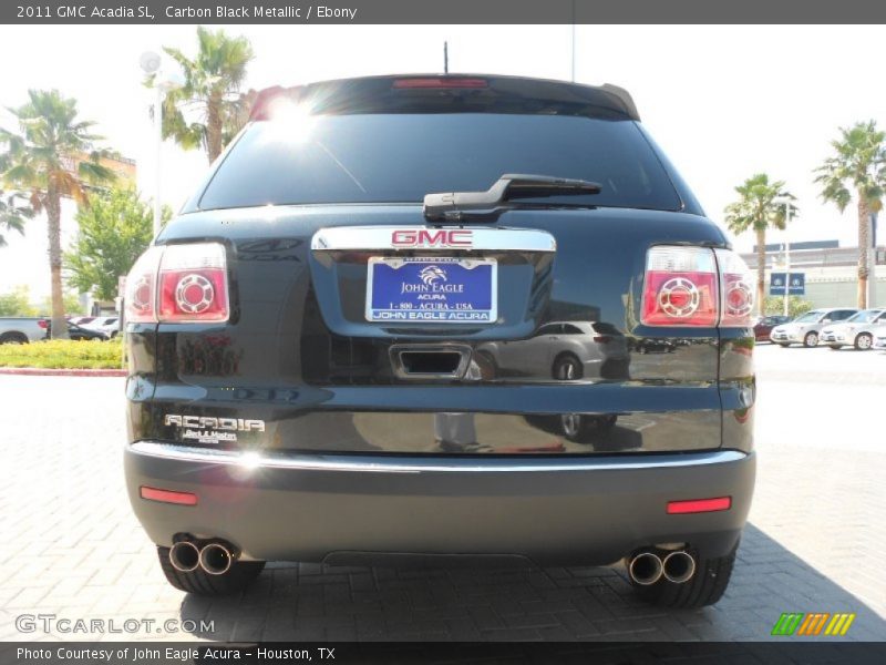 Carbon Black Metallic / Ebony 2011 GMC Acadia SL
