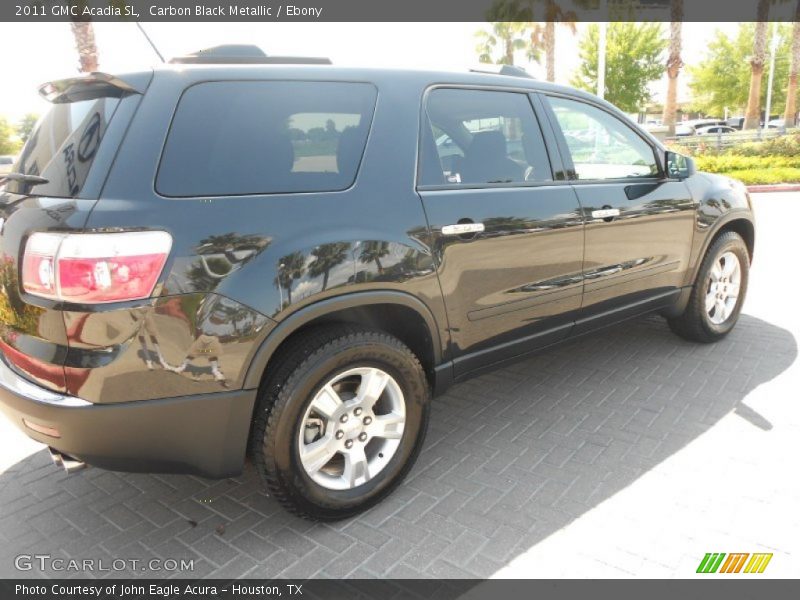 Carbon Black Metallic / Ebony 2011 GMC Acadia SL