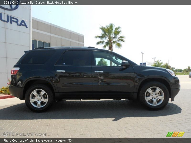 Carbon Black Metallic / Ebony 2011 GMC Acadia SL