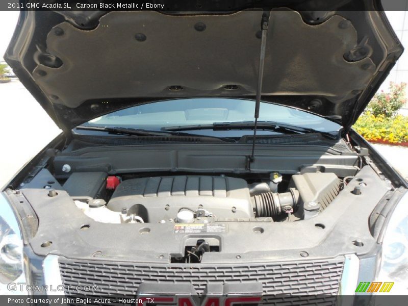 Carbon Black Metallic / Ebony 2011 GMC Acadia SL